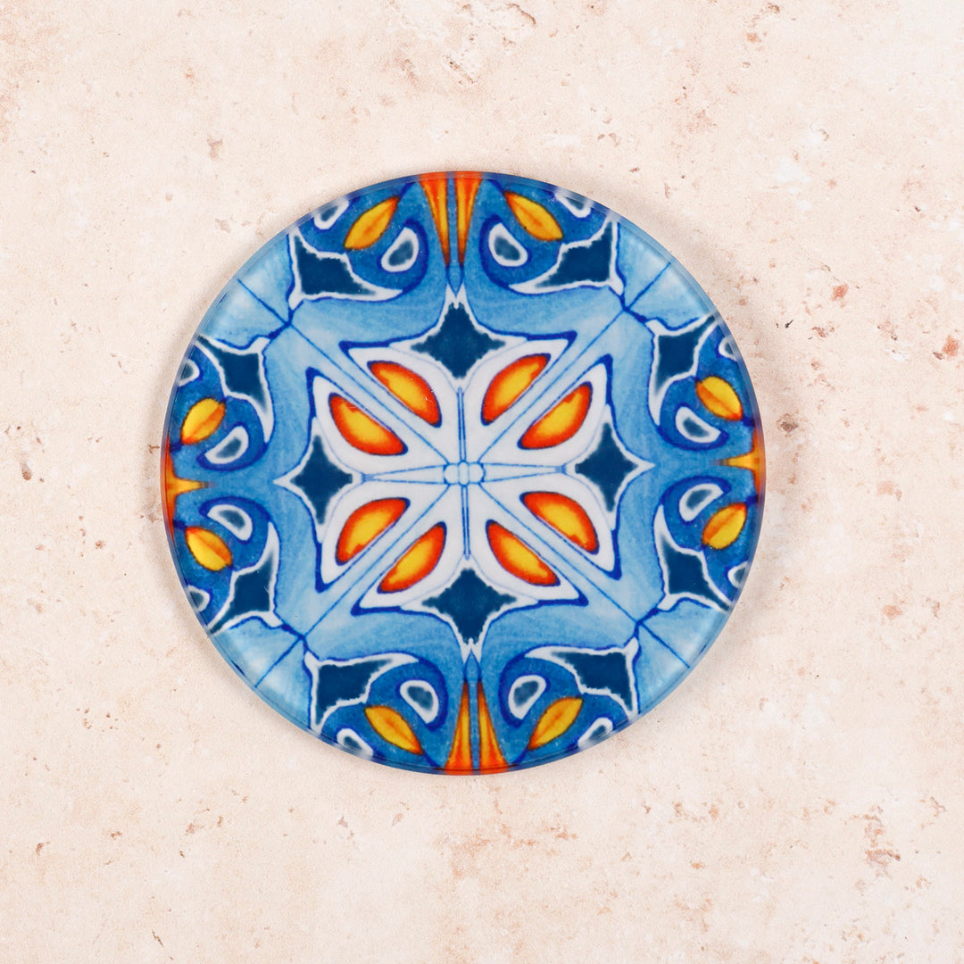 Alhambra blue orange trivet
