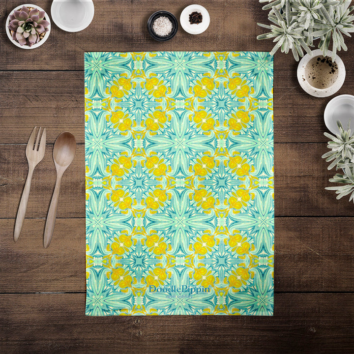 Vintage Bouquet Tea Towel