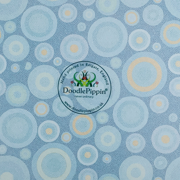 SALE - Medium Starry Night Chopping Board - Teal Orange