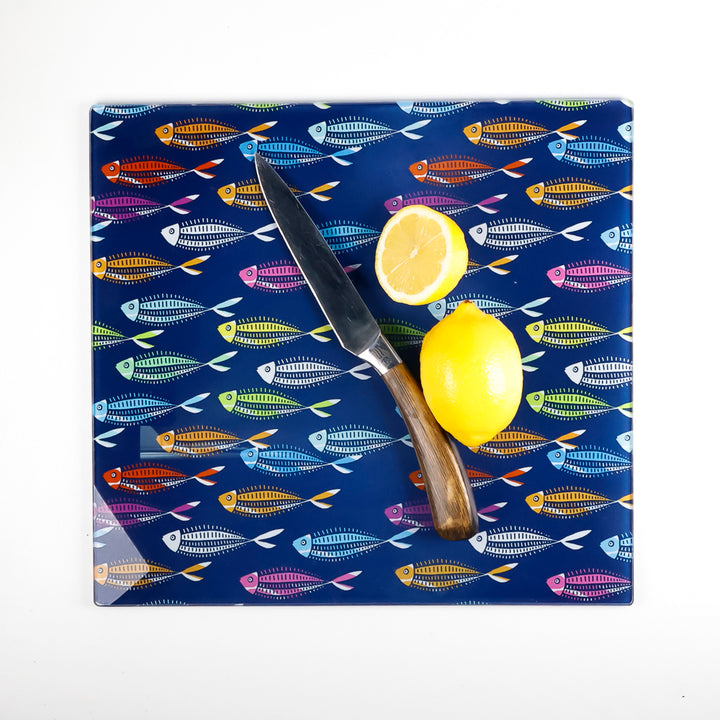 SALE - Medium Rainbow Fish Worktop Protector (smooth)