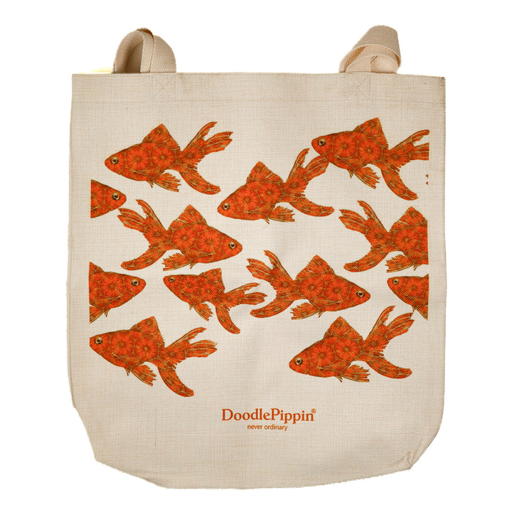 SALE Goldfish Canvas Tote Bag