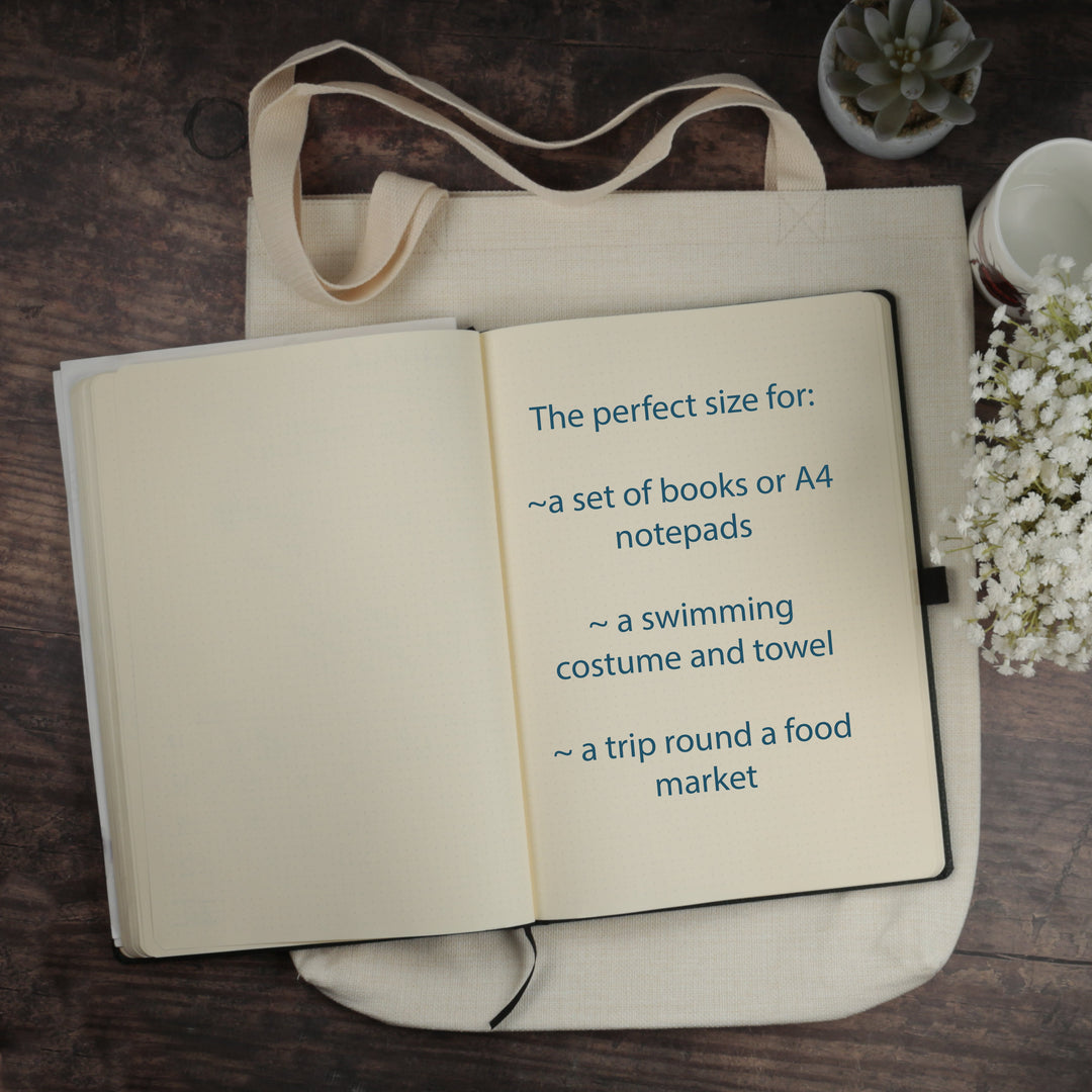 SALE Ink Blue Spiky Fish Shopping Bag - Lightweight foldaway tote