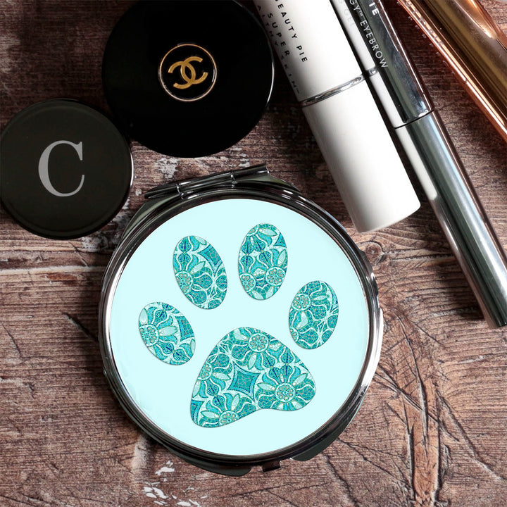 Initials, Letters &amp; Symbols Compact - Aqua Pomegranate Design