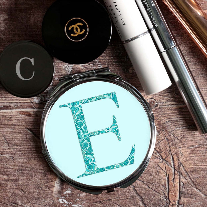 Initials, Letters &amp; Symbols Compact - Aqua Pomegranate Design