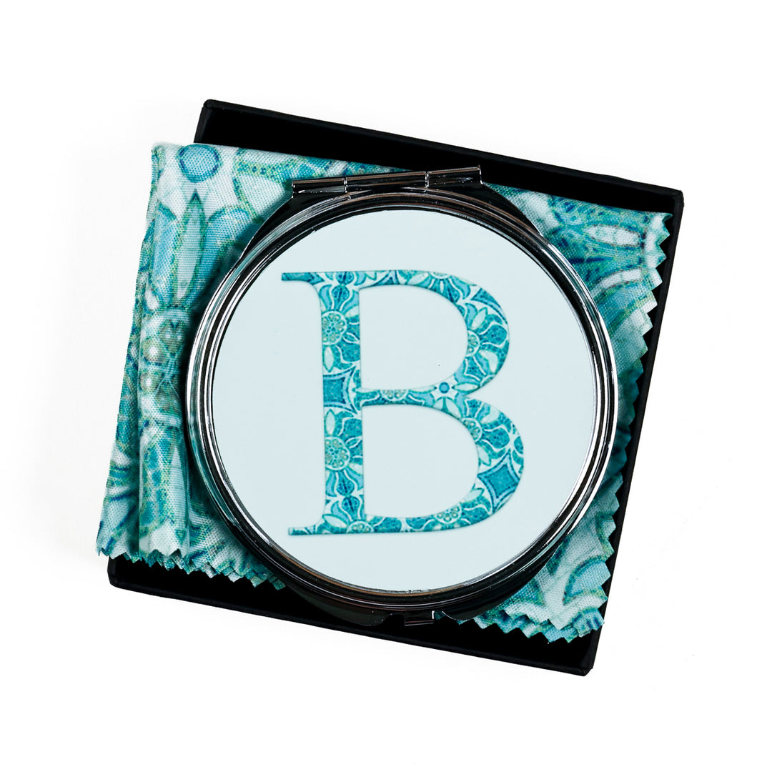 Initials, Letters &amp; Symbols Compact - Aqua Pomegranate Design
