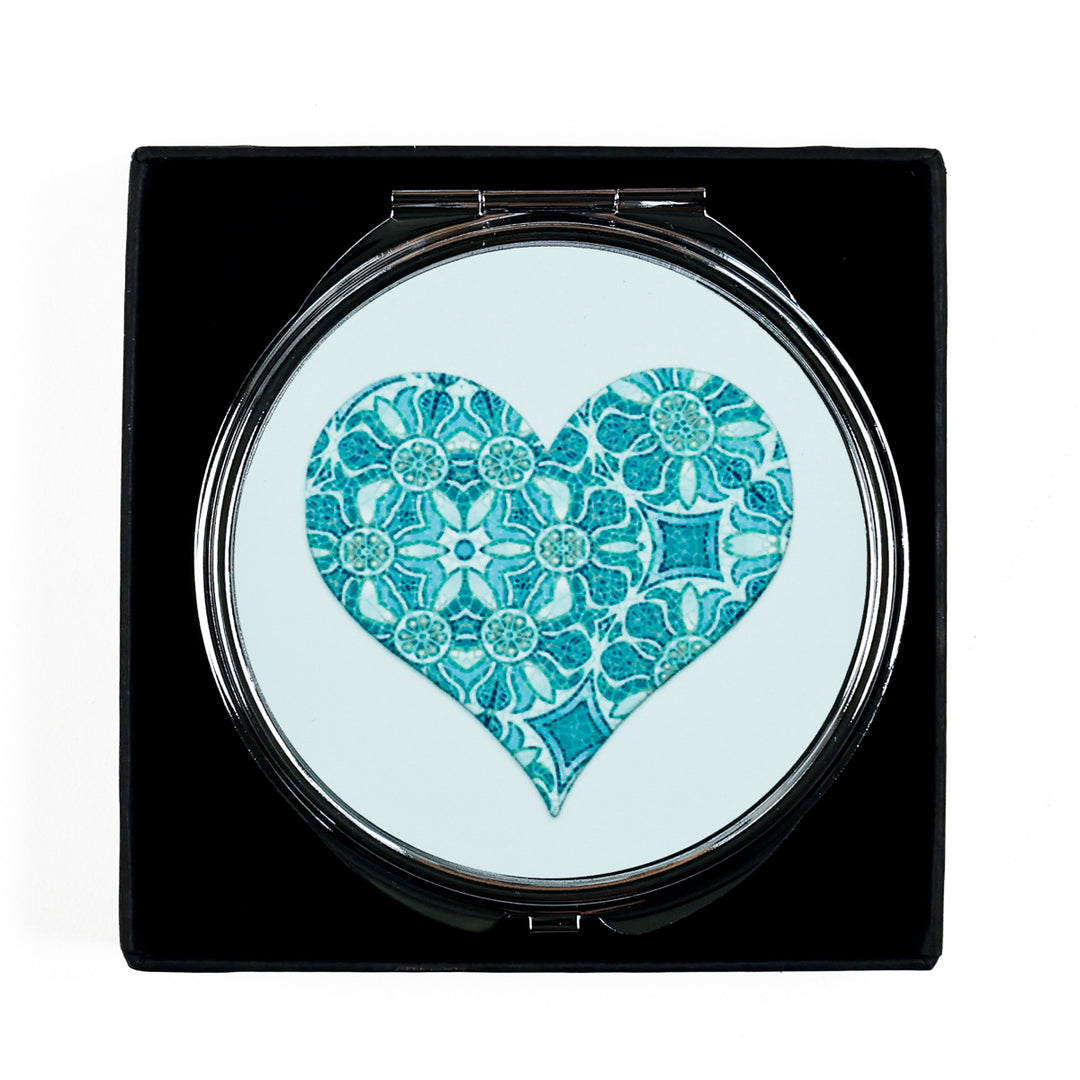 Initials, Letters &amp; Symbols Compact - Aqua Pomegranate Design