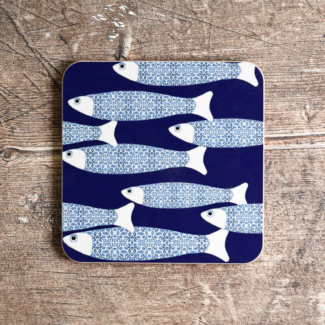 Ocean Shoal Placemat - Navy Blue