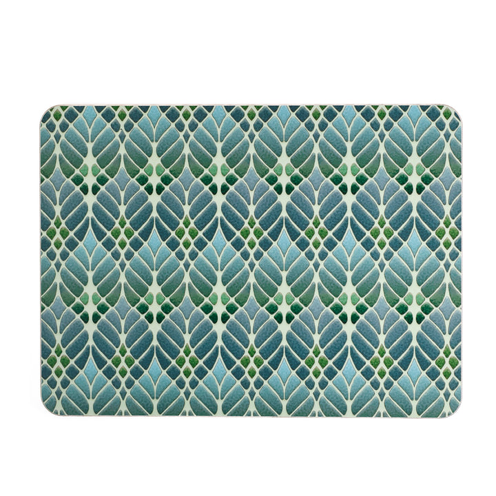Interwoven Trees Placemat - Muted Greens