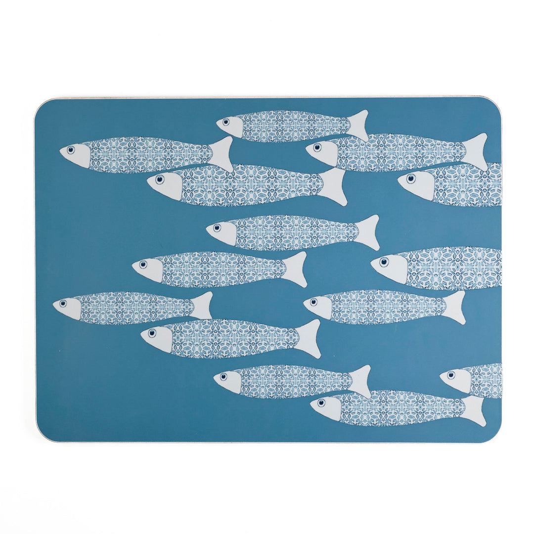 Ocean Shoal Placemat - Blue Grey