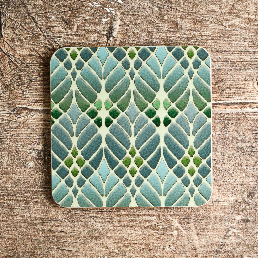 Interwoven Trees Placemat - Muted Greens