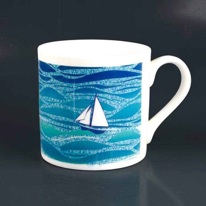 SALE - Caribbean Sailing Mug (Bone China)
