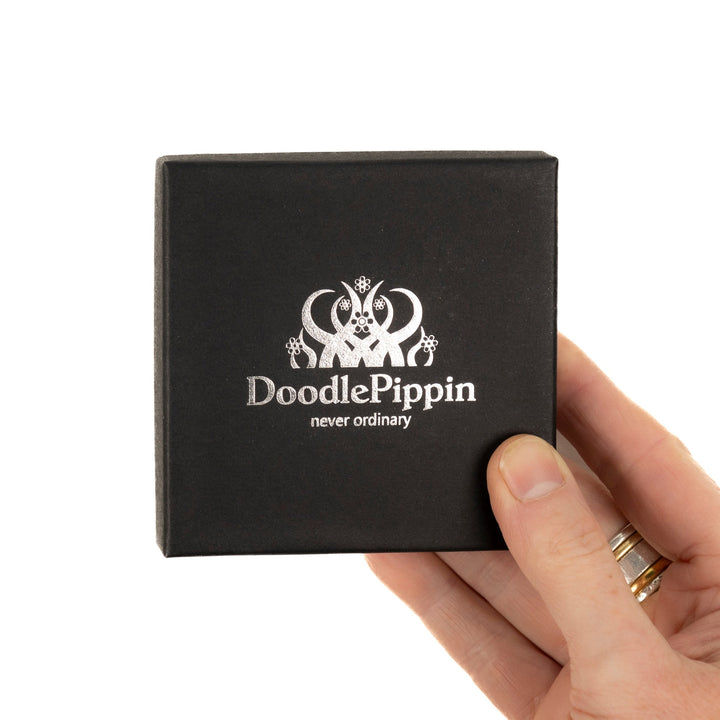Blue Pomegranate design - keyring