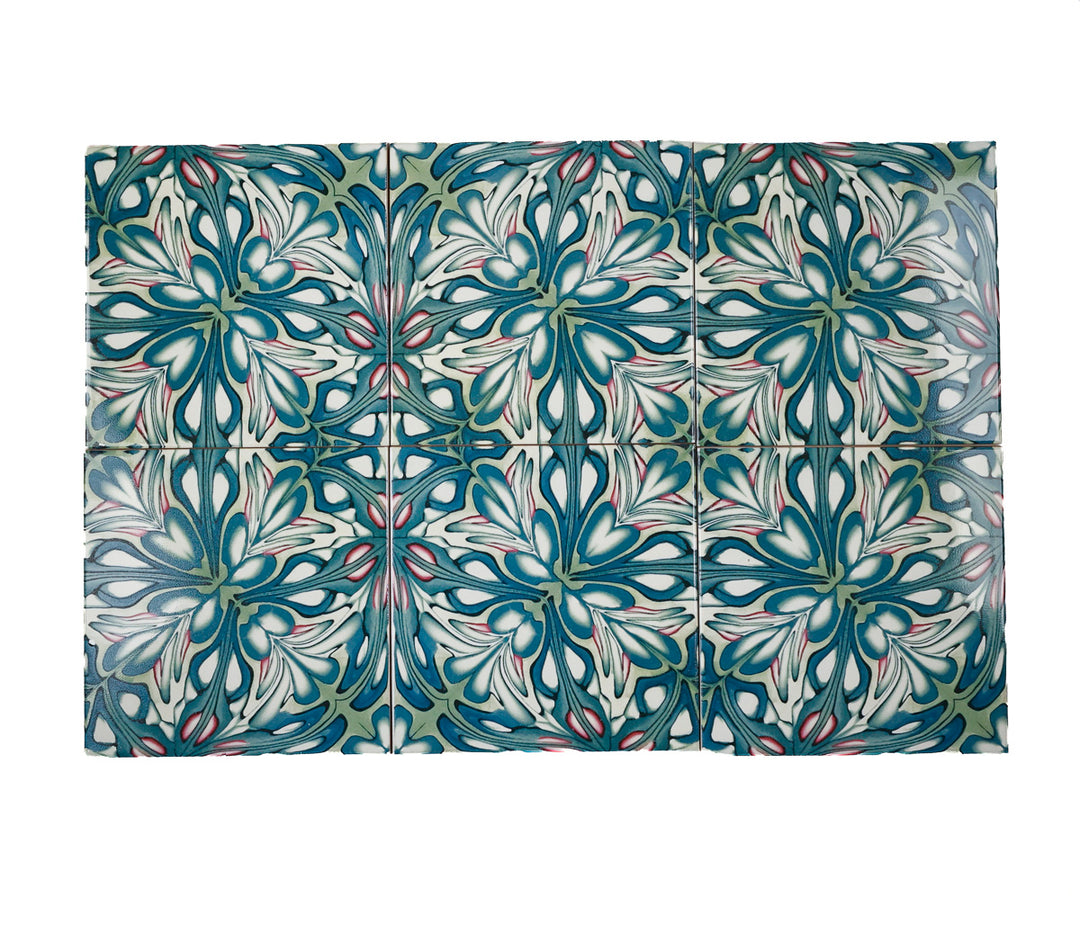 SALE SET - Fired Ink - 6x 15cm Flourishing Garden (large scale)