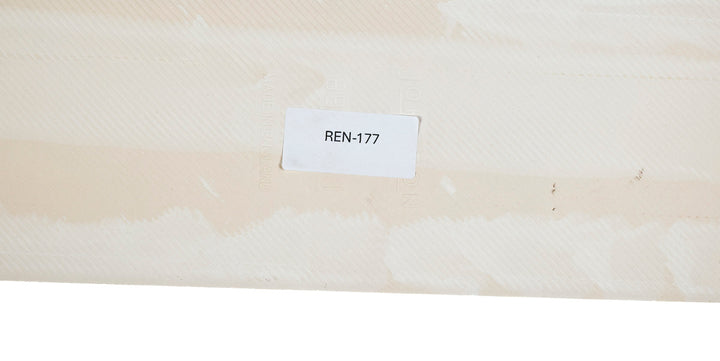 SALE - Fired Ink 45x15cm PAIR of Prototype Tiles  - Grey Blue Fish on White