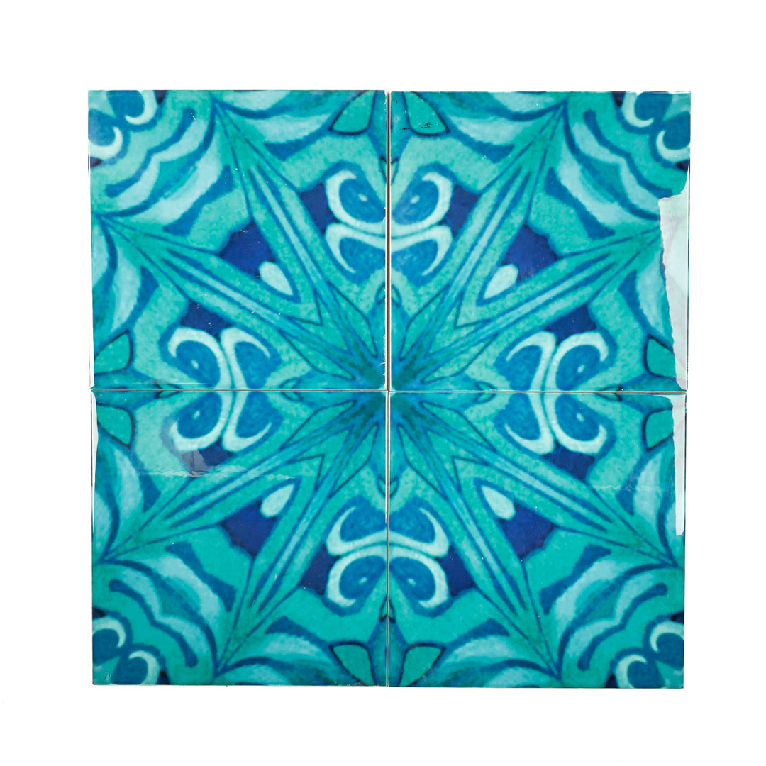 SALE SECONDS - Set of 8 x 20cm Agapanthus section tiles