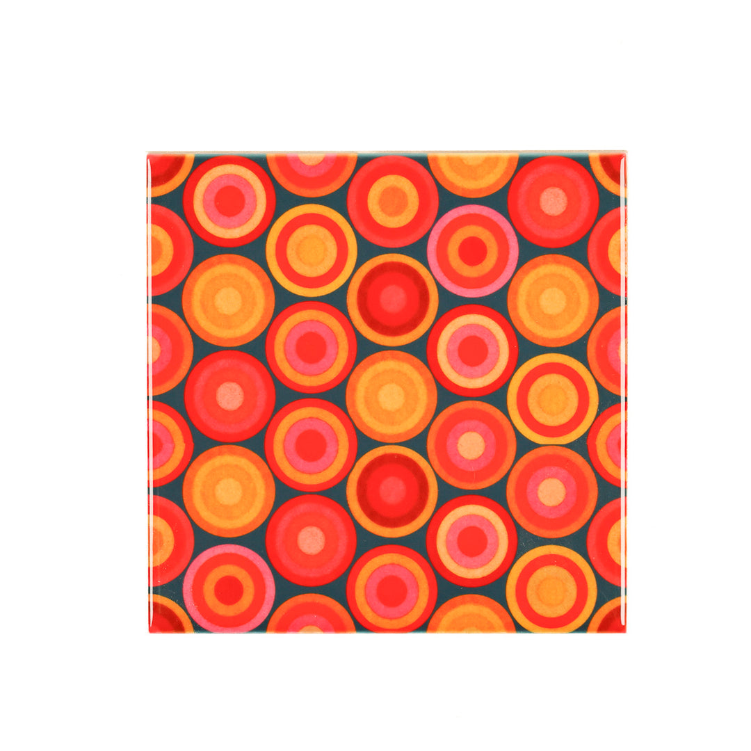 SALE SET of 3 x 10.8cm Volcanic Circle design (mixed set)