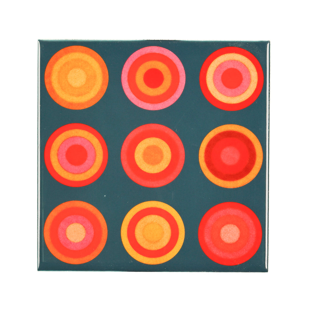 SALE SET of 3 x 10.8cm Volcanic Circle design (mixed set)