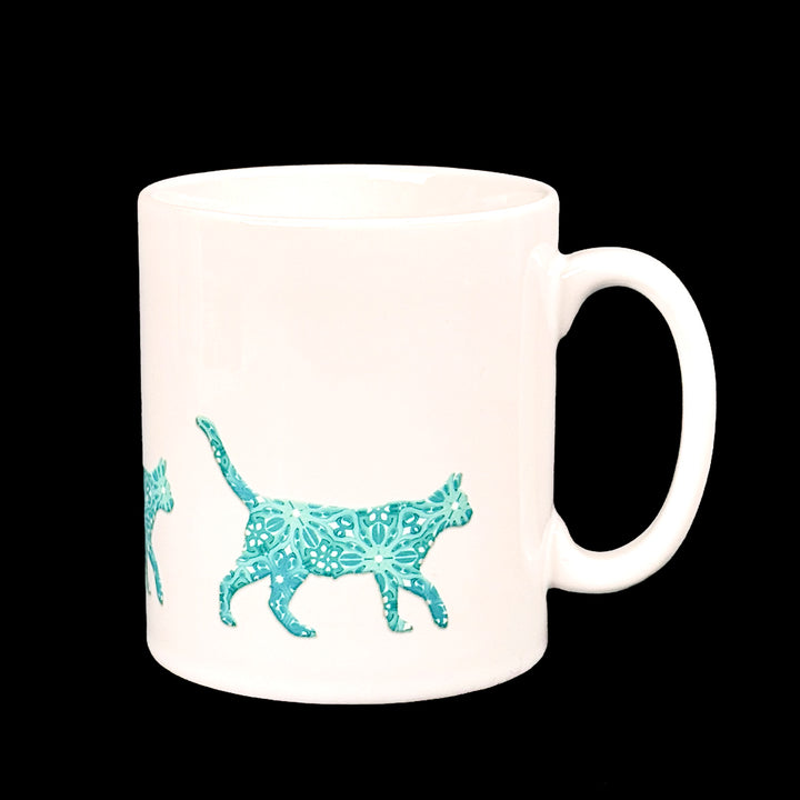 SALE - Ceramic Mug - Cat - &