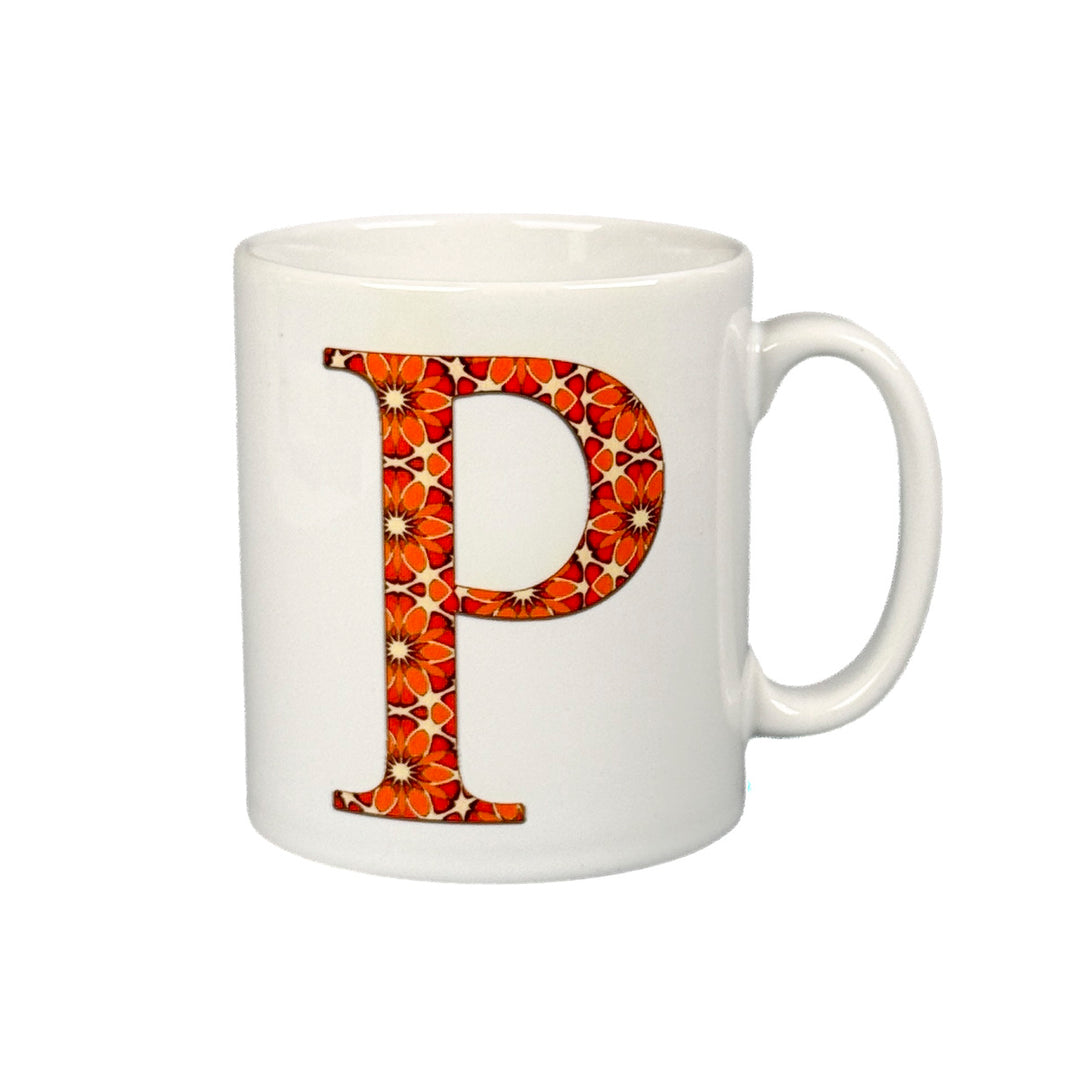 SALE - Ceramic Letter Mug - P (version 2)