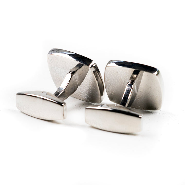 Blue Nettles Millefiori Inlay Cufflink Pair