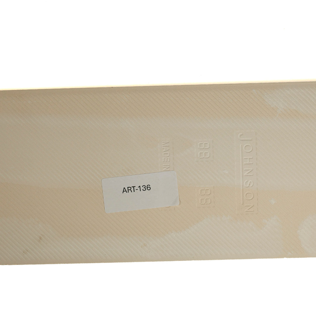 SALE - Fired Ink 45x15cm Single Prototype Tile  - Blue White Ocean Shoal