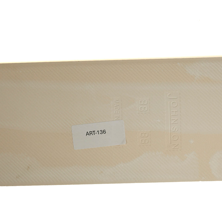 SALE - Fired Ink 45x15cm Single Prototype Tile  - Blue White Ocean Shoal